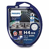 זוג נורות H4 200% PHILIPS RACINGVISION זוג נורות H4 200% PHILIPS RACINGVISION